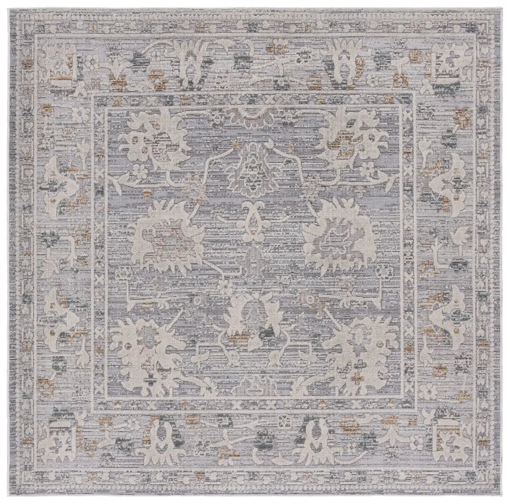 Safavieh Miranda 6'-6" x 6'-6" Rug in Grey / Ivory Beige