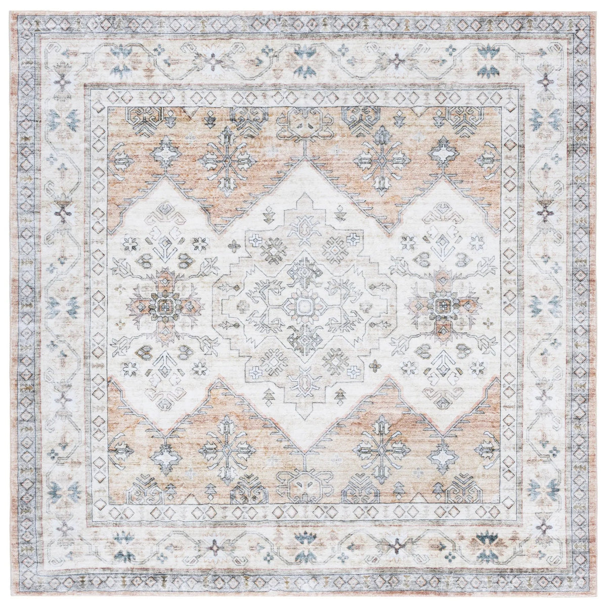 Safavieh Montana 6'-0" x 6'-0" Rug in Beige / Light Brown