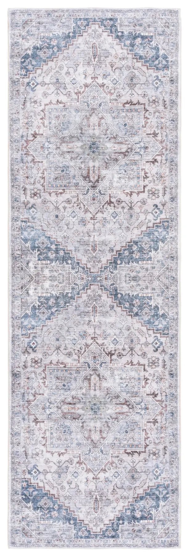 Safavieh Montana 2'-6" x 8'-0" Rug in Grey / Blue
