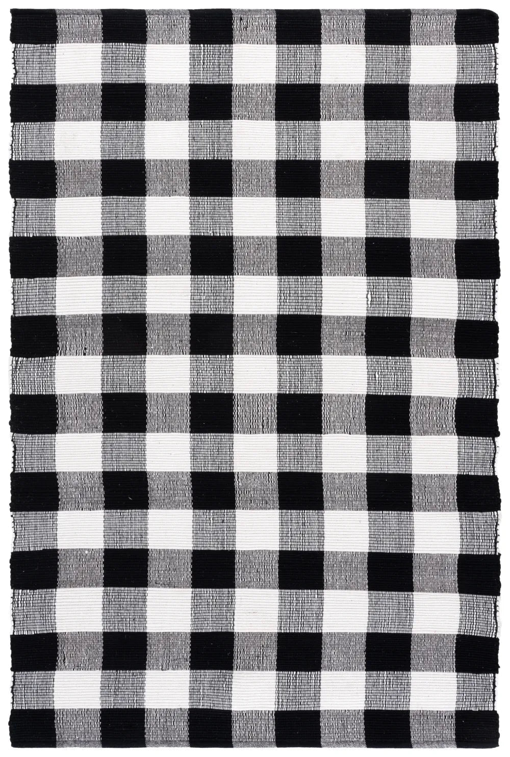 Safavieh Montauk 5'-0" x 8'-0" Rug in Black / Ivory