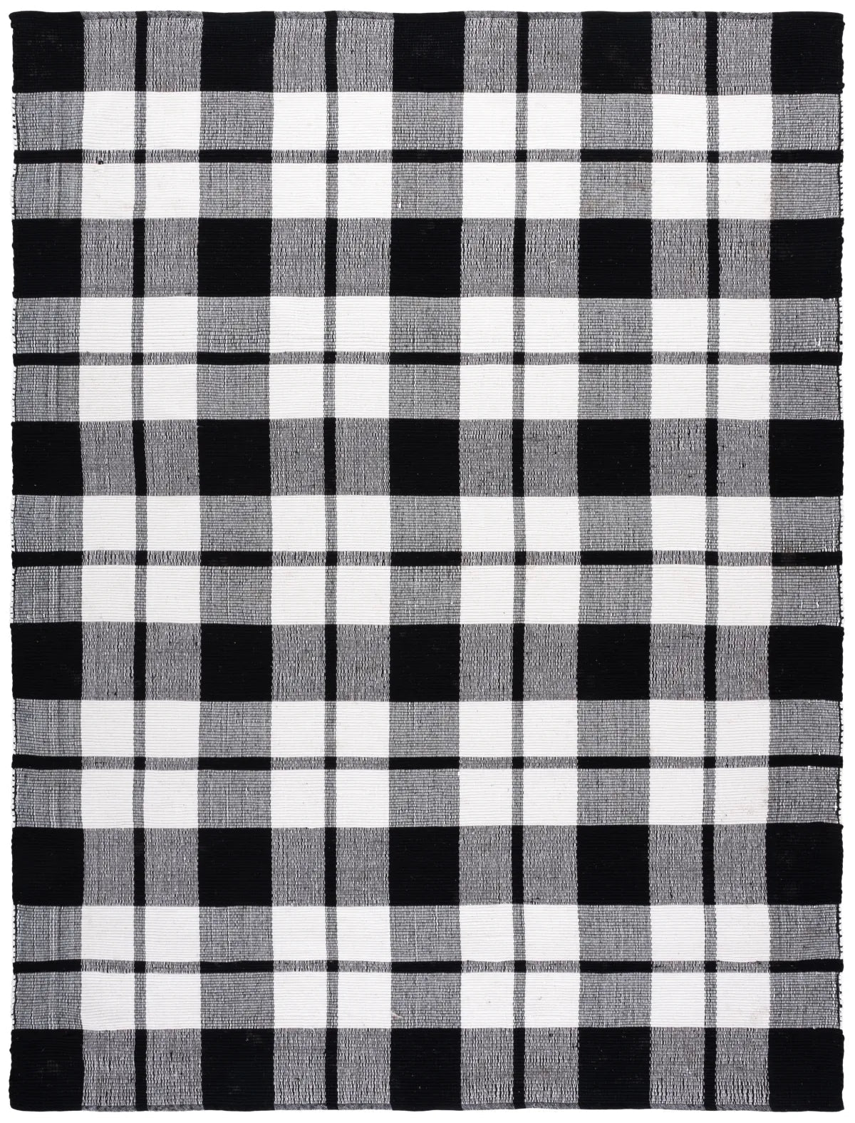 Safavieh Montauk 8'-0" x 10'-0" Rug in Black / Ivory