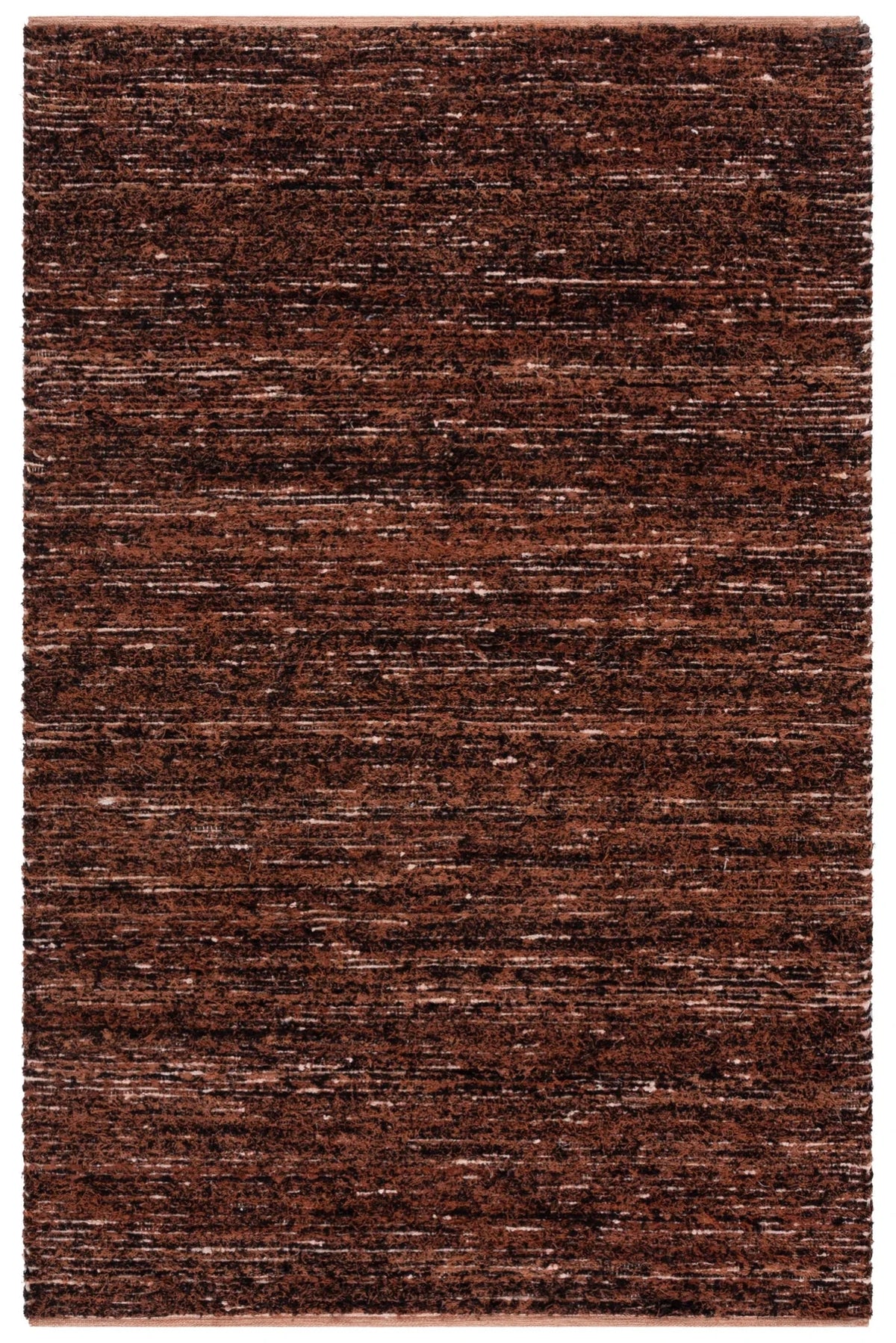 Safavieh Montauk 4'-0" x 6'-0" Rug in Rust / Black