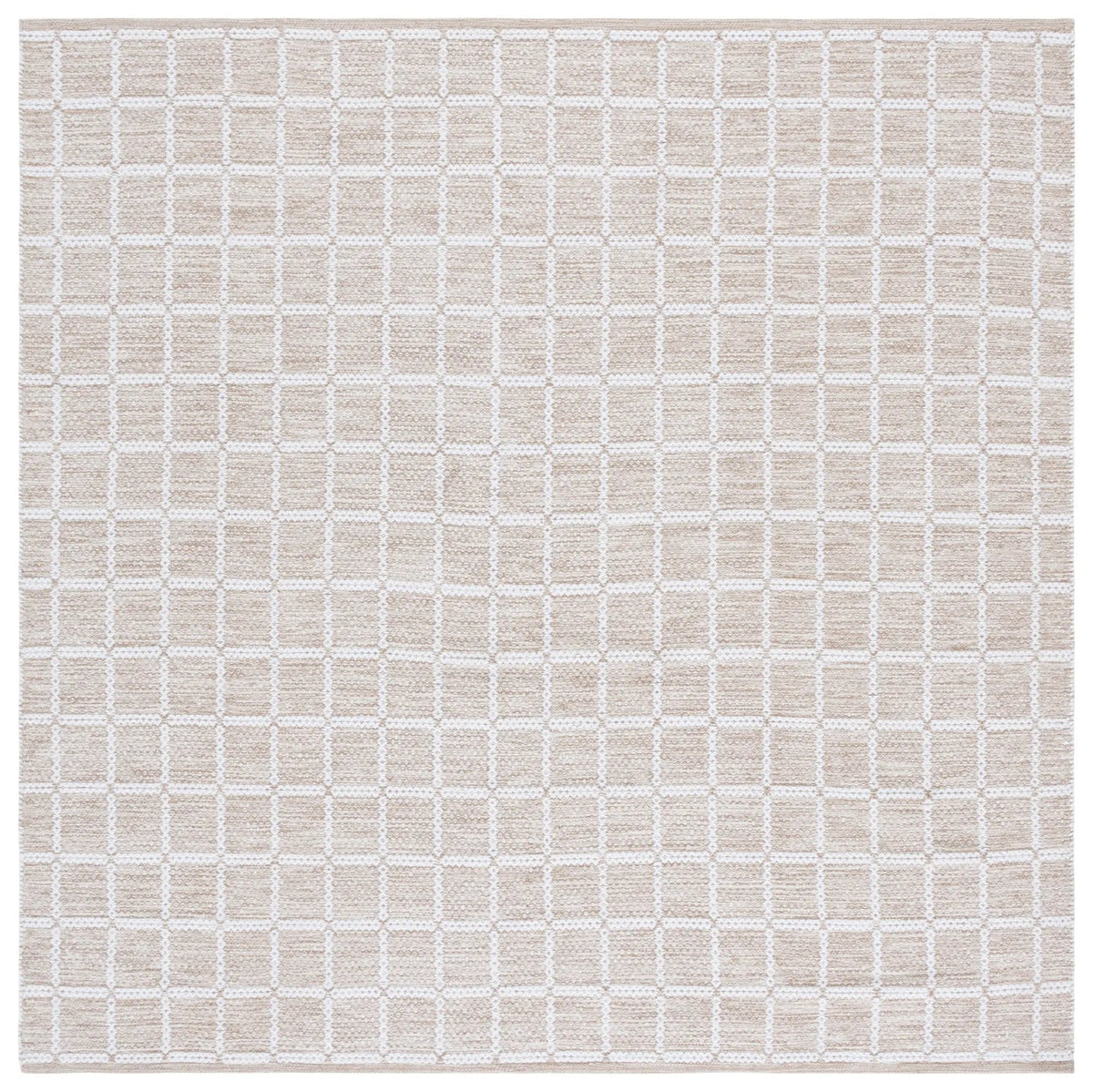 Safavieh Montauk 6'-0" x 6'-0" Rug in Beige / Ivory