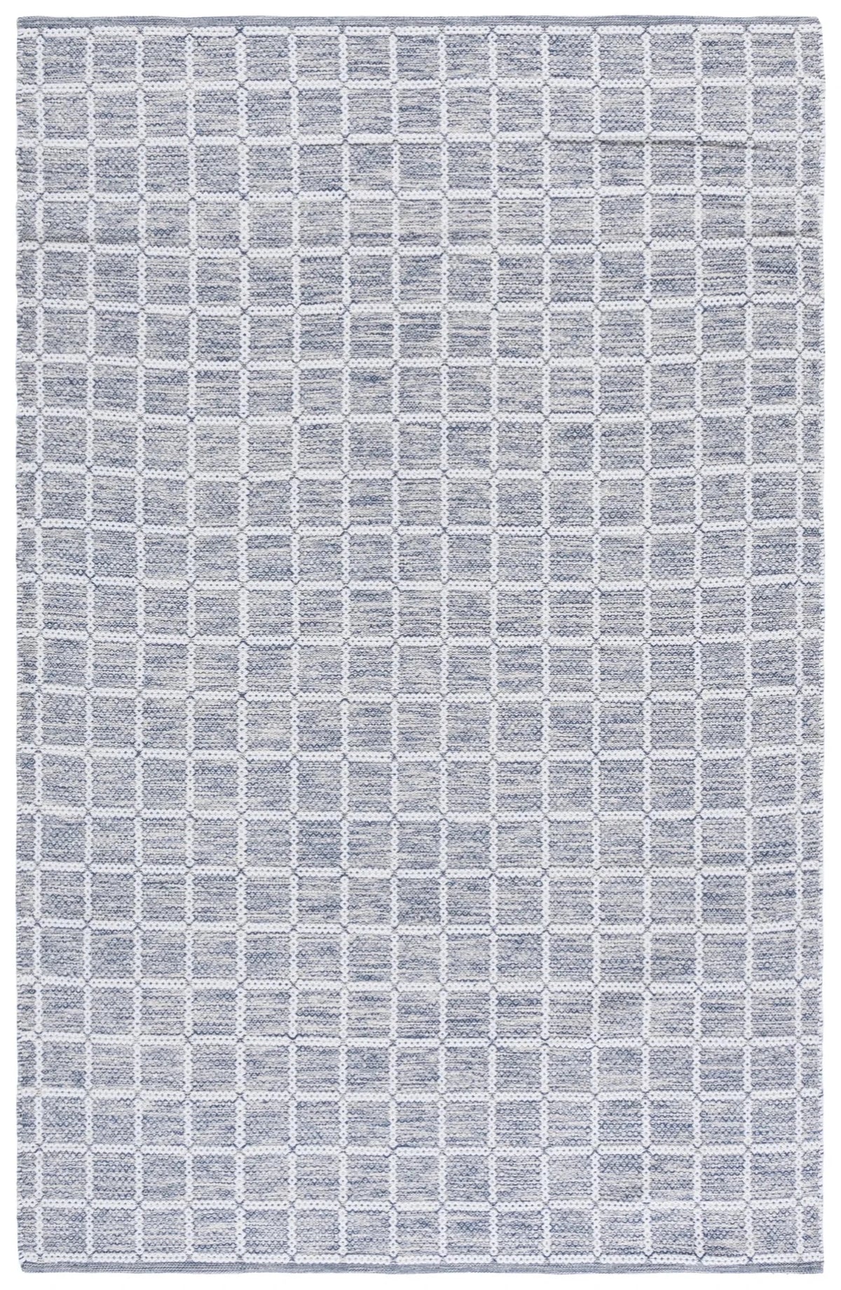 Safavieh Montauk 4'-0" x 6'-0" Rug in Navy / Ivory