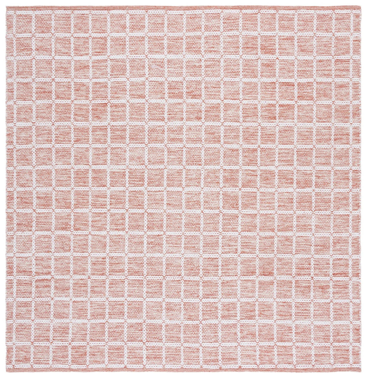 Safavieh Montauk 6'-0" x 6'-0" Rug in Orange / Ivory
