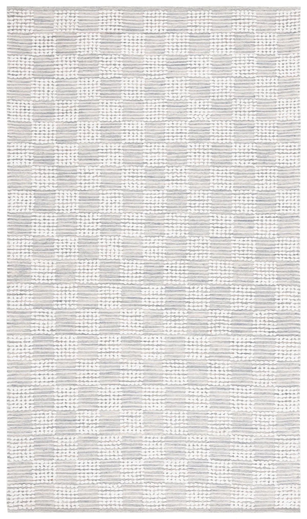 Safavieh Montauk 4'-0" x 6'-0" Rug in Silver / Ivory