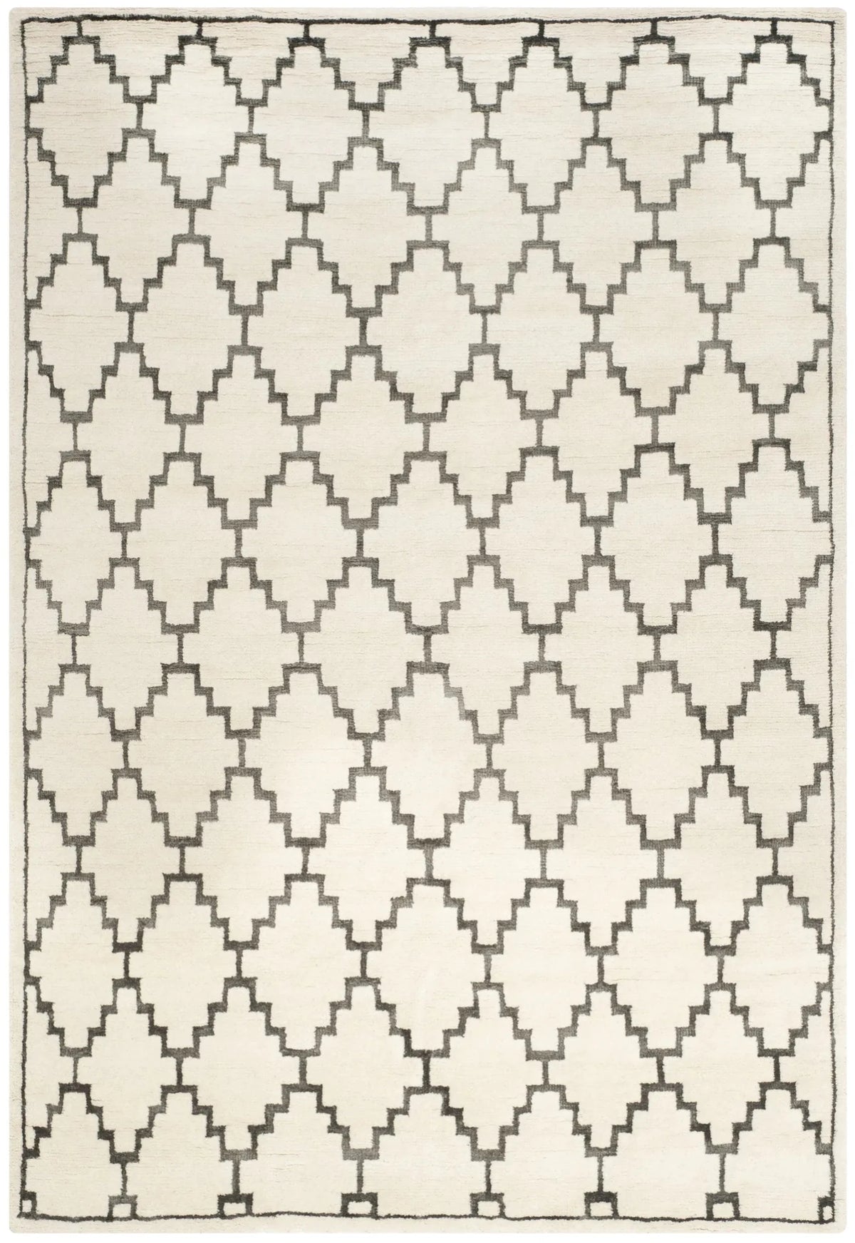 Safavieh Mosaic 6'-0" x 9'-0" Rug in Beige / Charcoal