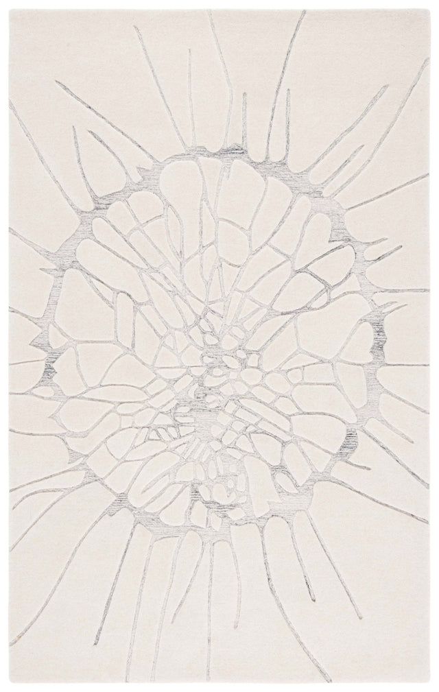Safavieh Mykonos Mkn101A Ivory/Silver Rug.