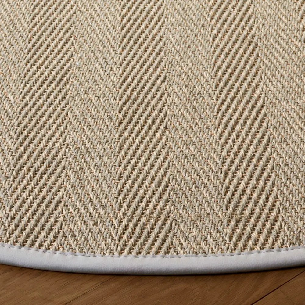 Safavieh Napa Performance Sisal 6'-0" x 6'-0" Rug in Natural / Ivory