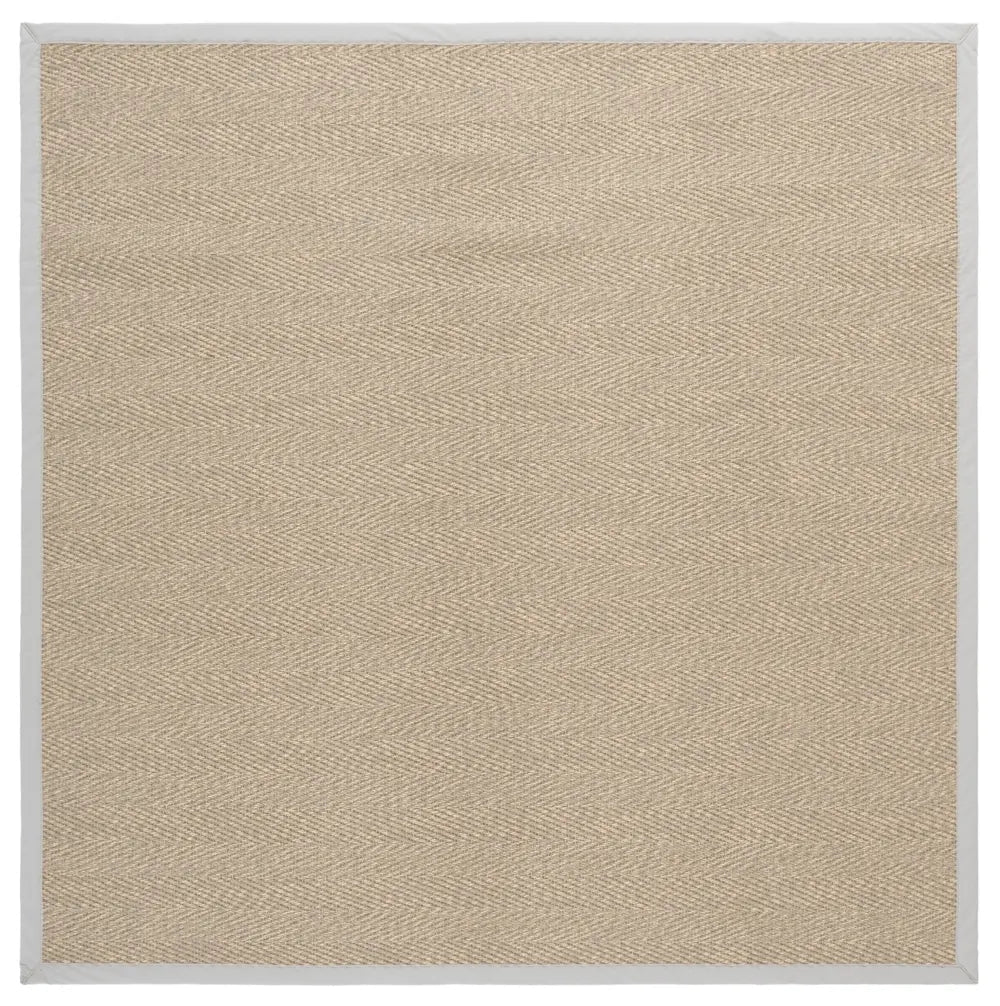 Safavieh Napa Performance Sisal 6'-0" x 6'-0" Rug in Natural / Ivory