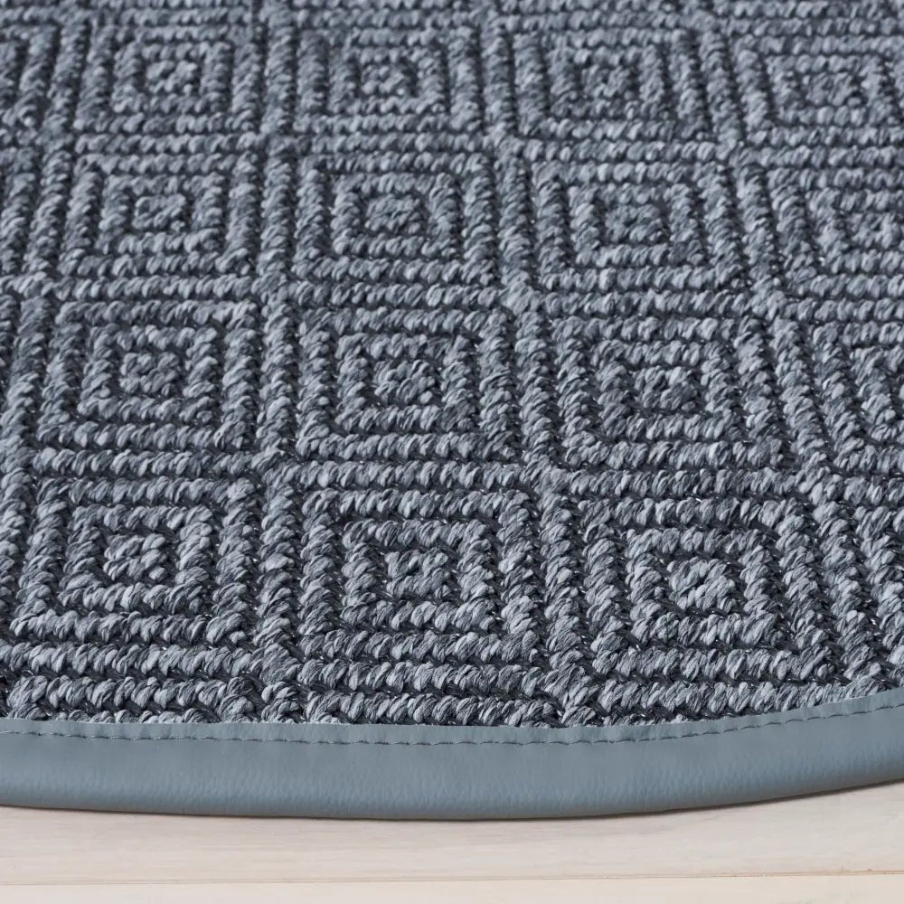 Safavieh Napa Performance Sisal 6'-0" x 6'-0" Rug in Marble / Charcoal