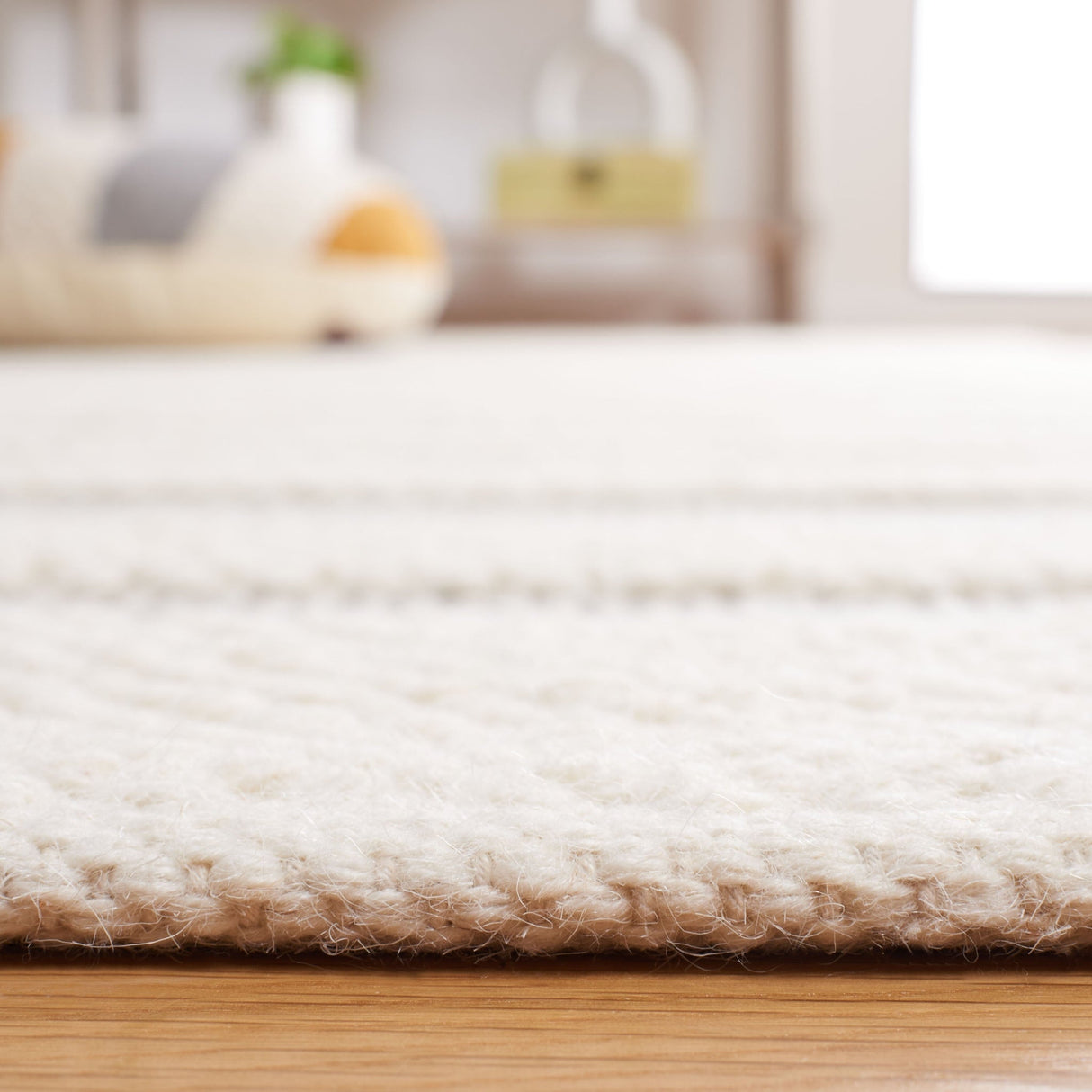 Safavieh Natura Nat205F Ivory/Grey Rug.
