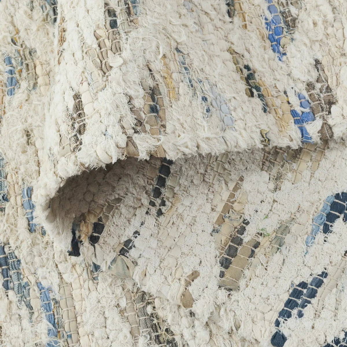 Safavieh Natura 4'-0" x 6'-0" Rug in Blue / Ivory