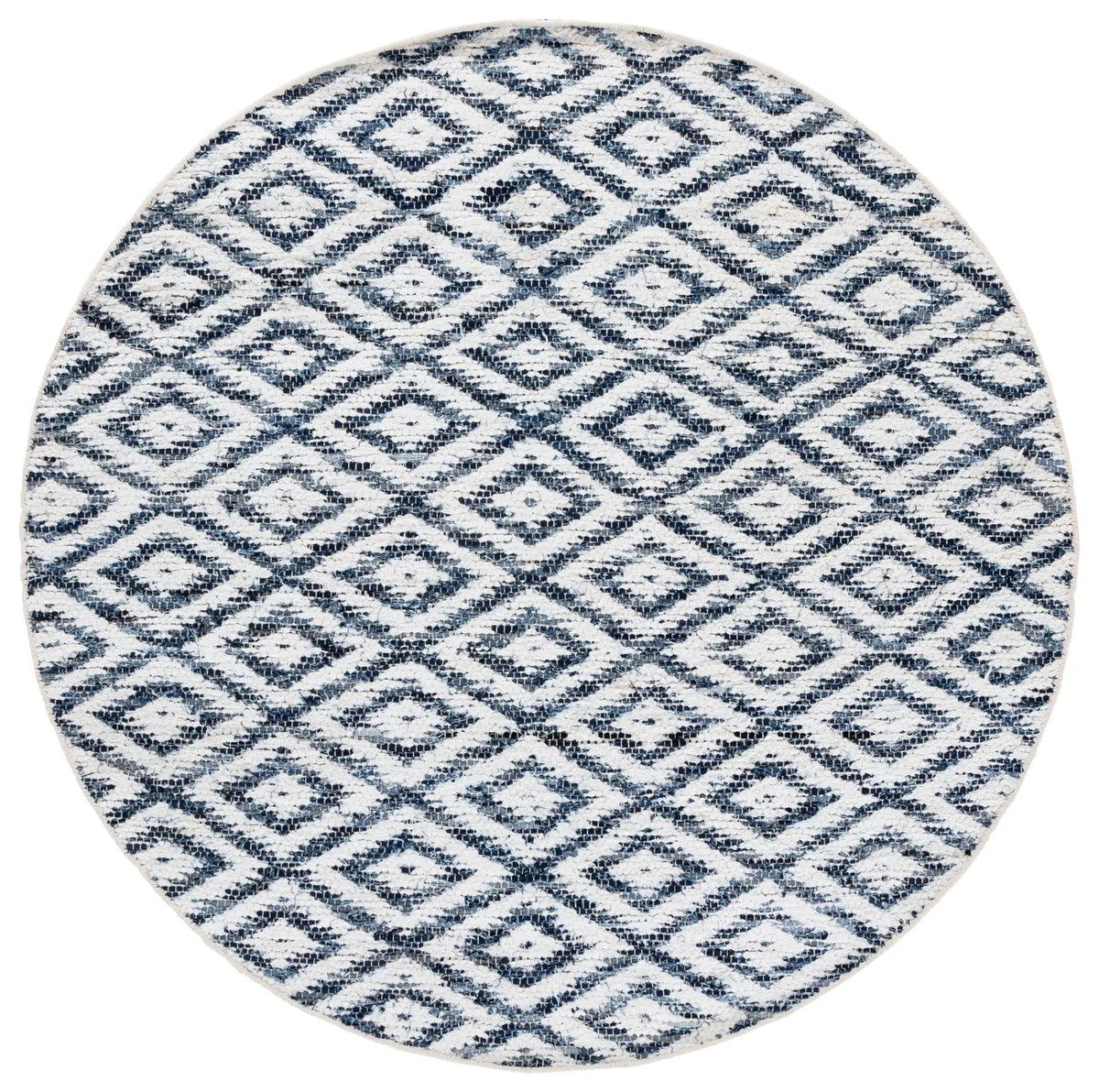 Safavieh Natura 6'-0" x 6'-0" Rug in Navy / Ivory