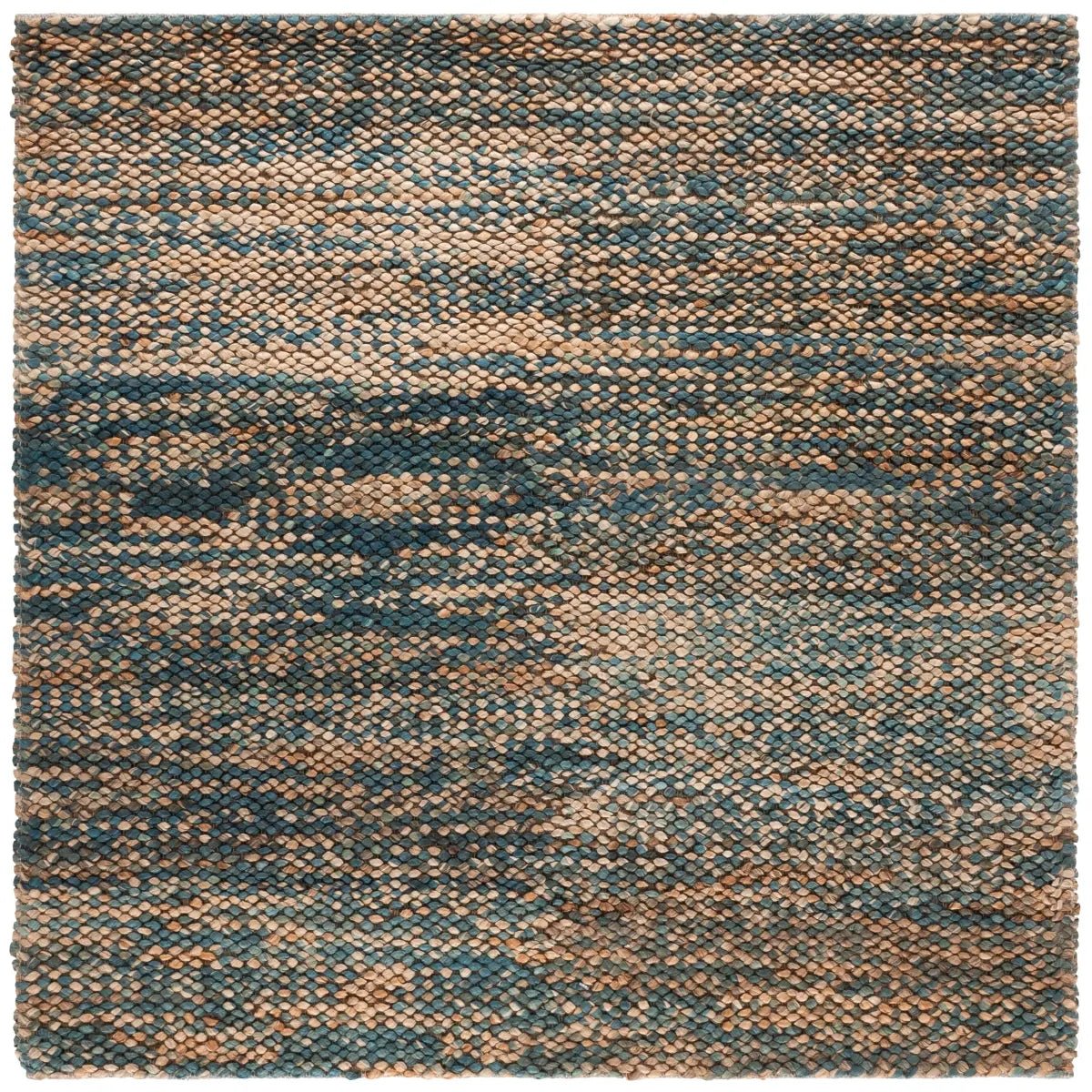 Safavieh Natural Fiber Couture 6'-0" x 6'-0" Rug in Natural / Blue