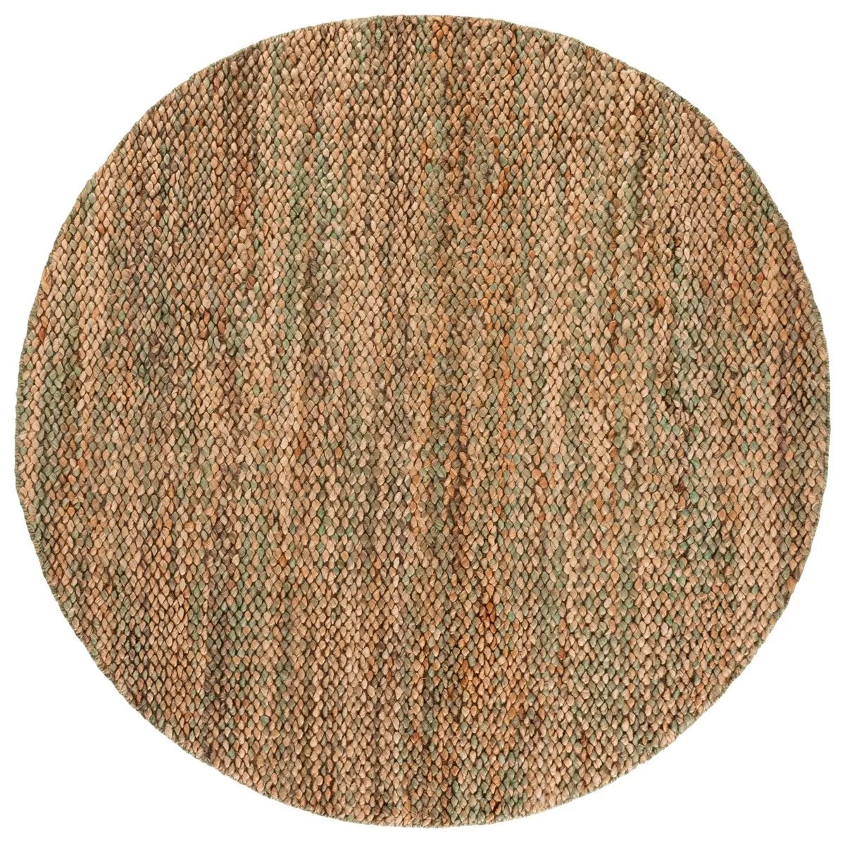 Safavieh Natural Fiber Couture 6'-0" x 6'-0" Rug in Natural / Green