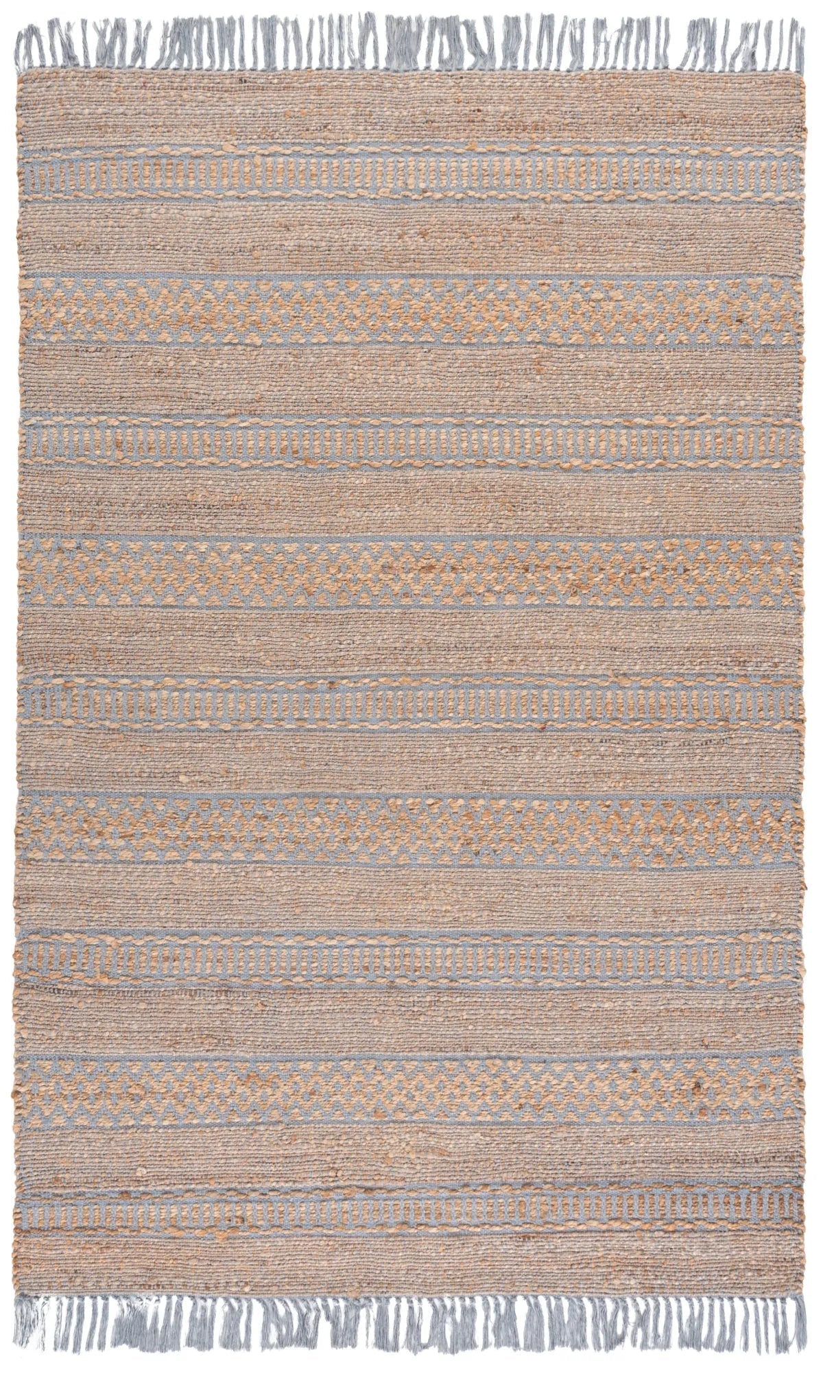 Safavieh Natural Fiber 5'-0" x 8'-0" Rug in Natural / Grey