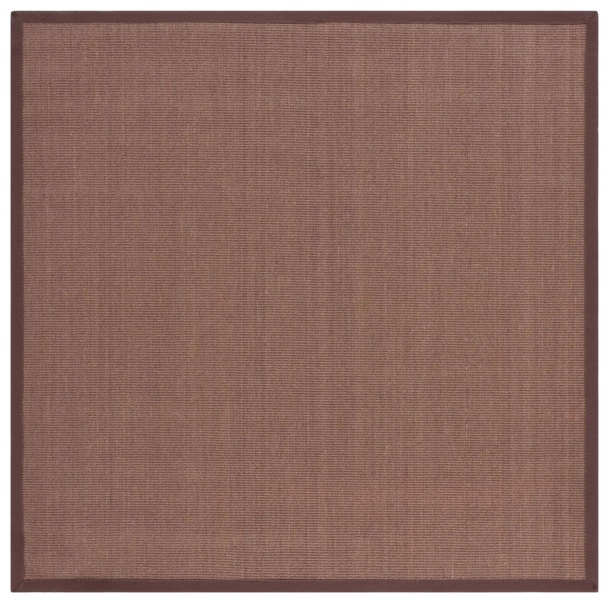 Safavieh Natural Fiber 6'-0" x 6'-0" Rug in Brown / Brown