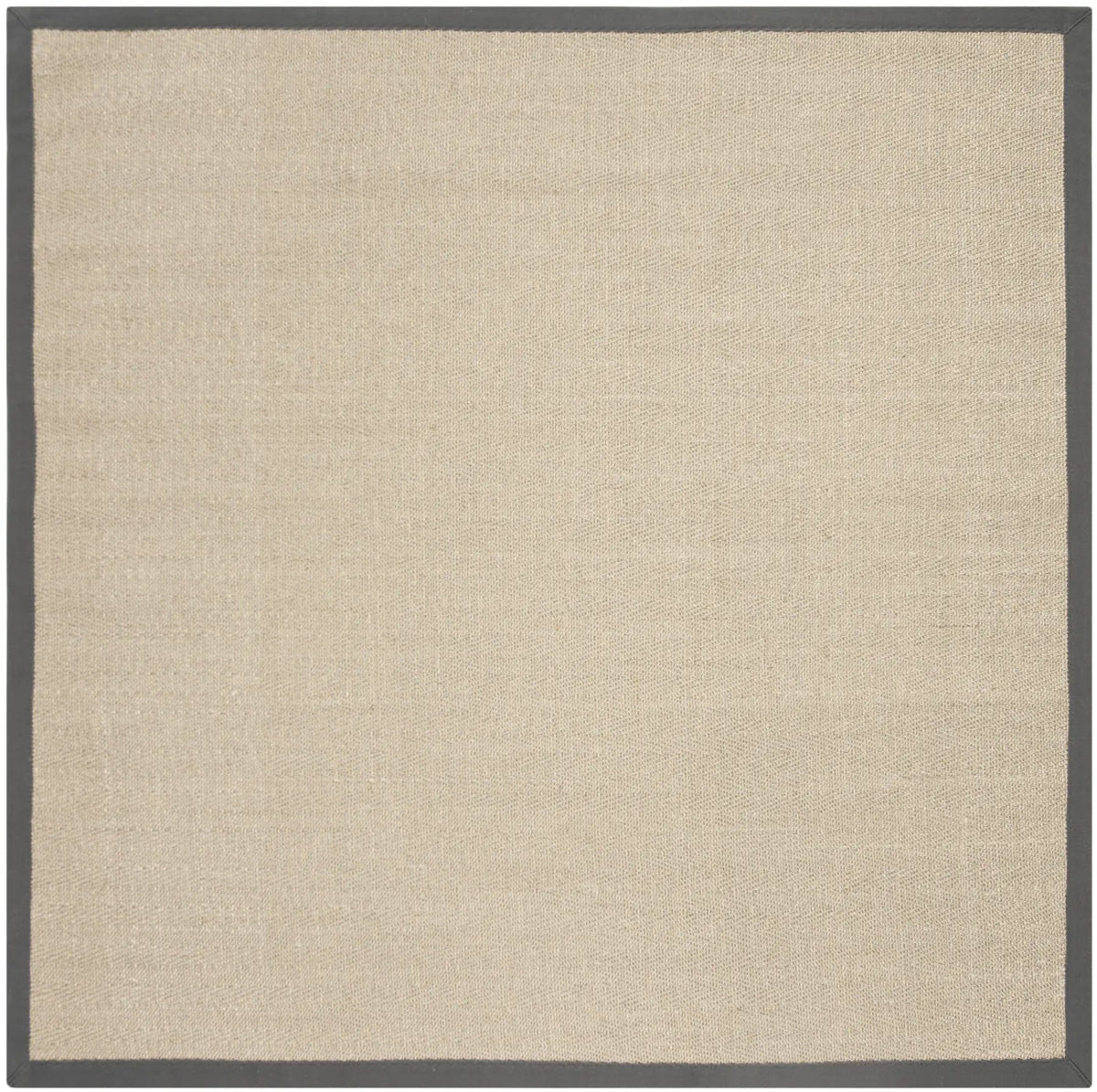Safavieh Natural Fiber 6'-0" x 6'-0" Rug in Natural / Grey