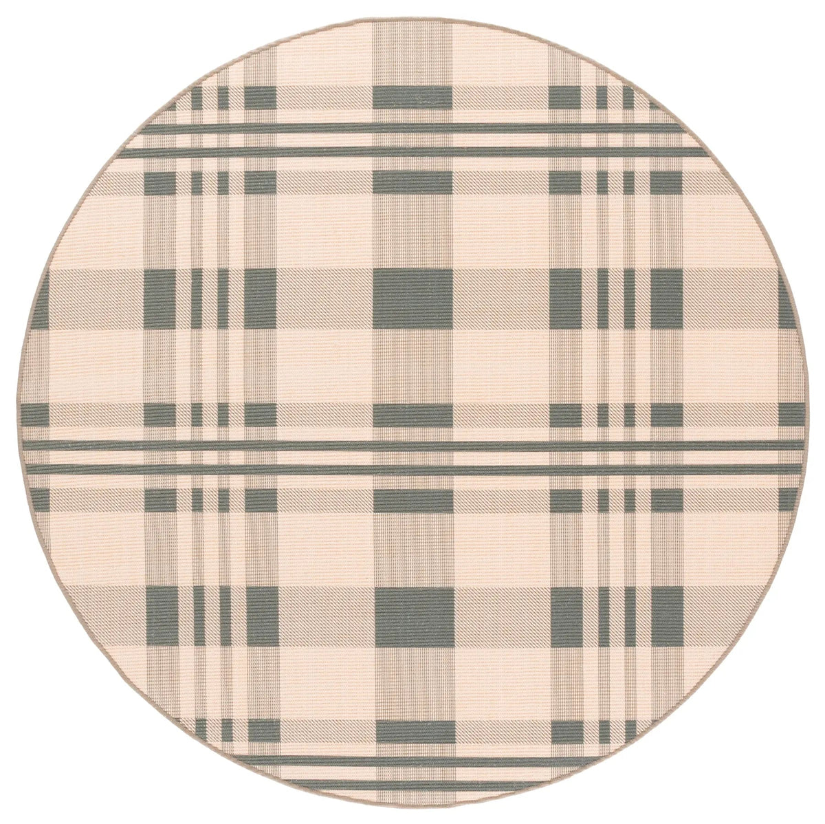 Safavieh Natural Fiber 6'-0" x 6'-0" Rug in Natural / Green