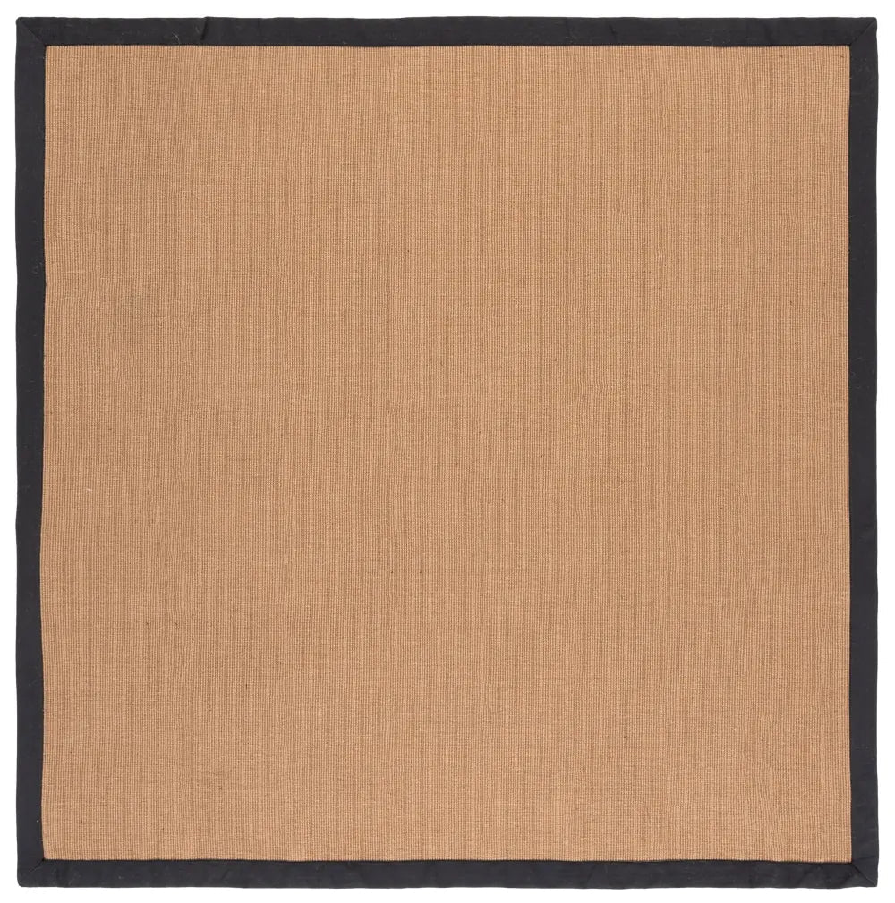 Safavieh Natural Fiber 6'-0" x 6'-0" Rug in Natural / Dark Grey