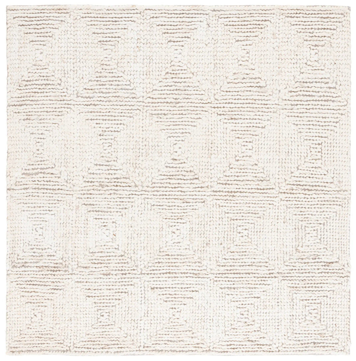 Safavieh Natural Fiber 6'-0" x 6'-0" Rug in Bleach / Ivory