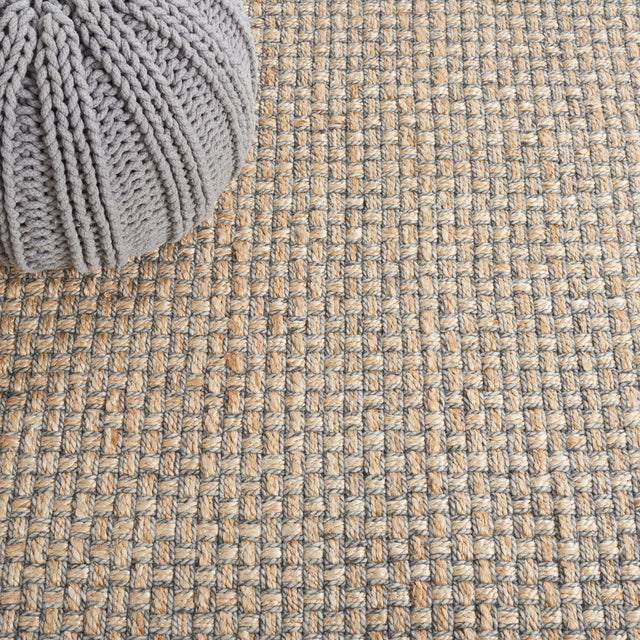 Safavieh Natural Fiber Nf814A Natural/Grey Rug.