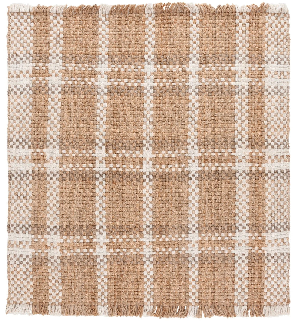 Safavieh Natural Fiber 6'-0" x 6'-0" Rug in Natural / Bleach