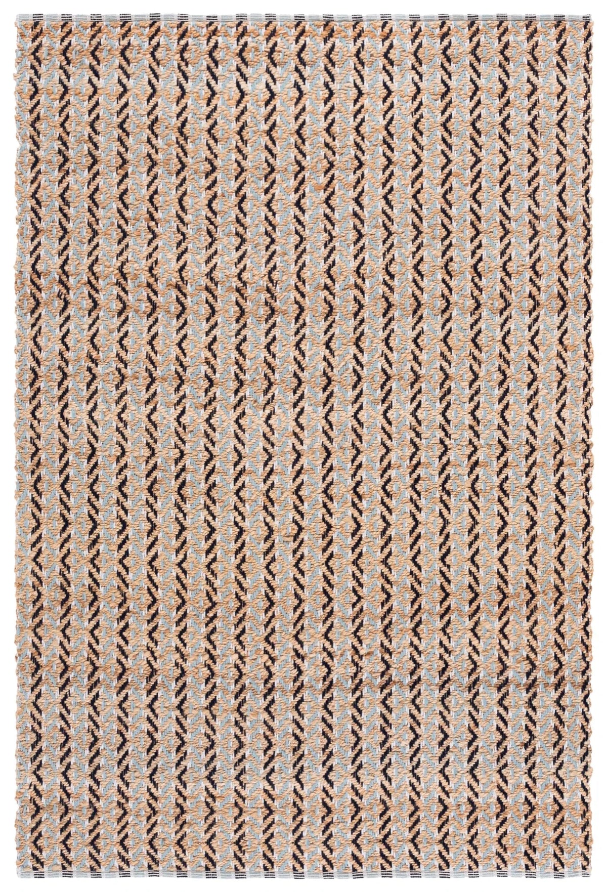 Safavieh Natural Fiber 4'-0" x 6'-0" Rug in Natural / Turquoise