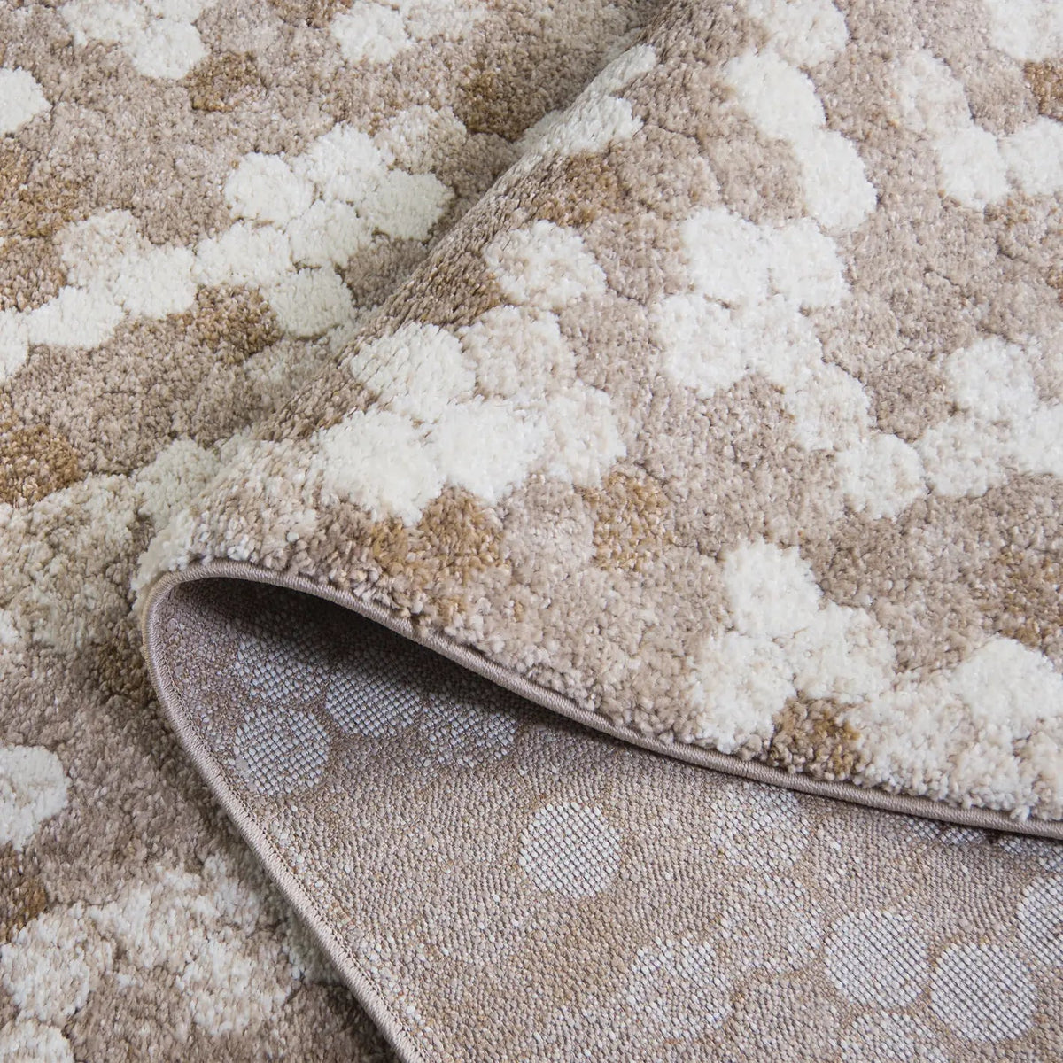 Safavieh Northport 800 4'-0" x 6'-0" Rug in Taupe / Ivory