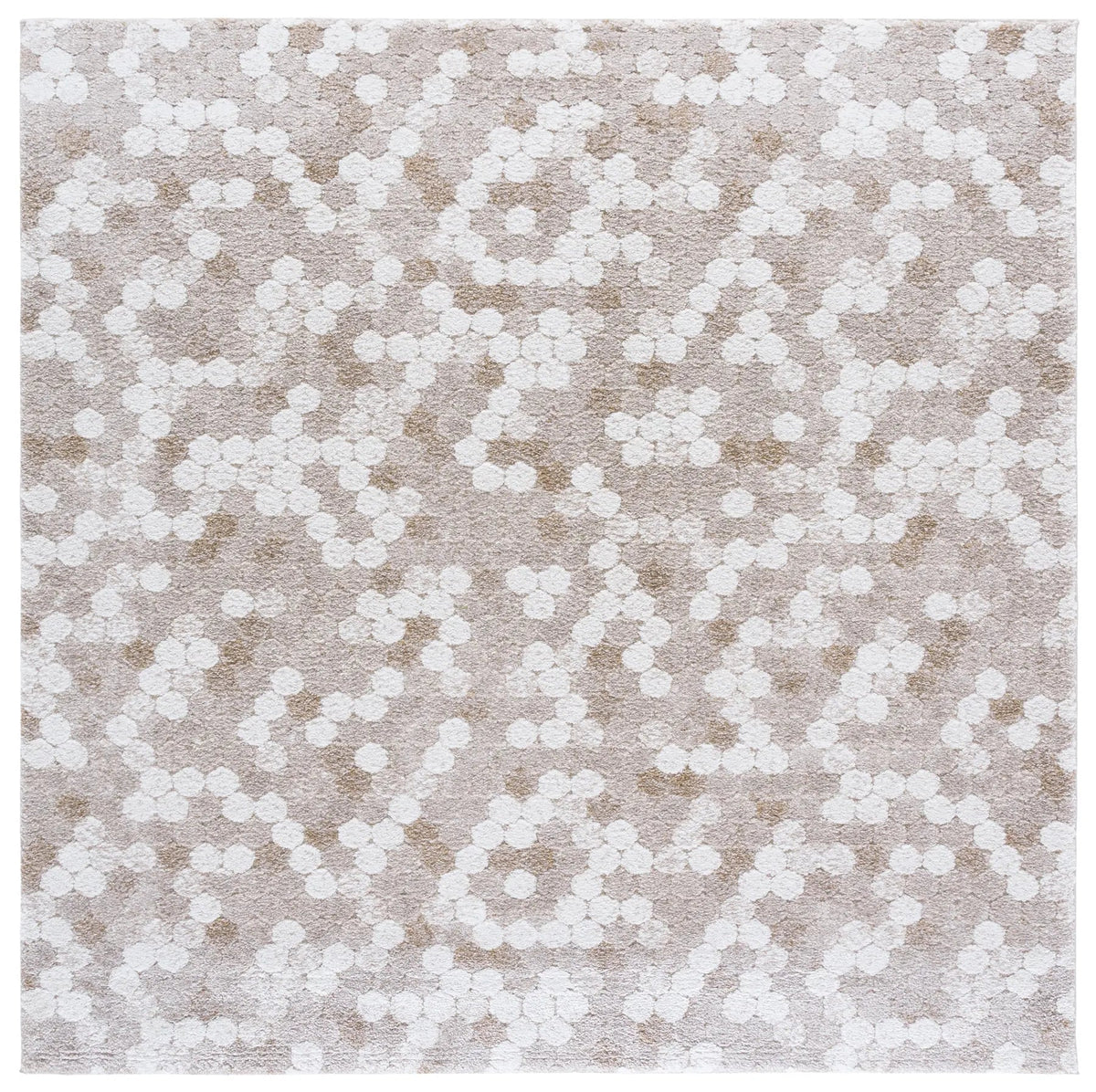 Safavieh Northport 800 6'-7" x 6'-7" Rug in Taupe / Ivory
