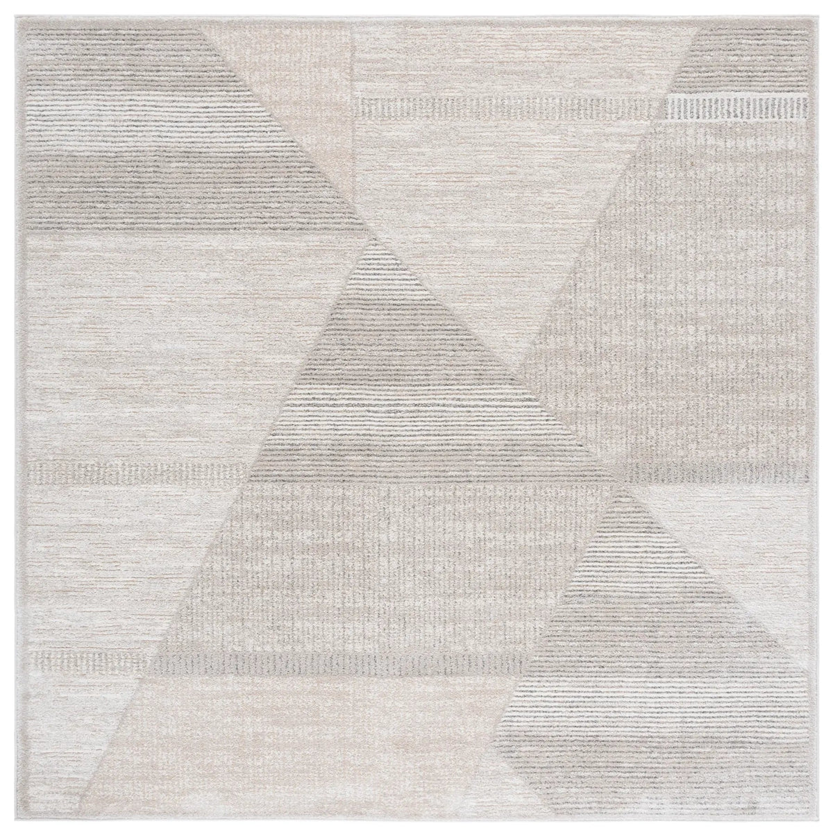 Safavieh Northport 6'-7" x 6'-7" Rug in Ivory / Grey