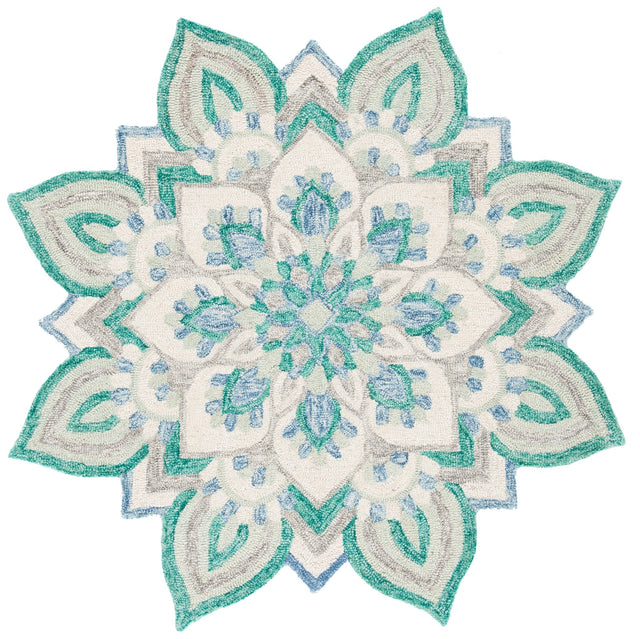 Safavieh Novelty Nov105M Blue/Ivory Rug.