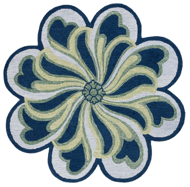 Safavieh Novelty Nov107N Navy/Green Rug.