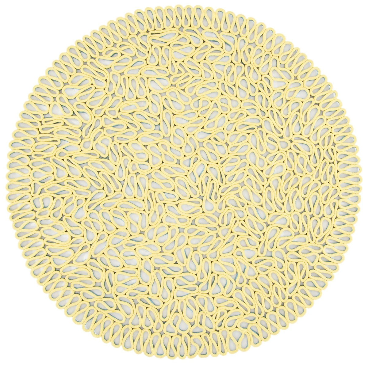 Safavieh Novelty 5'-0" x 5'-0" Rug in Yellow / Blue