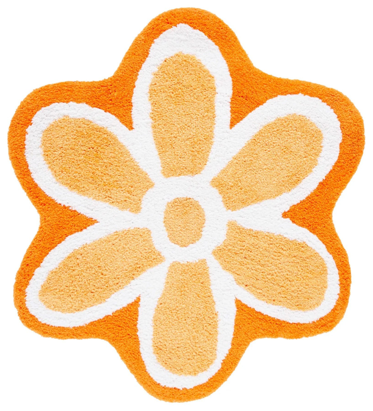 Safavieh Novelty 6'-0" x 6'-0" Rug in Ivory / Orange