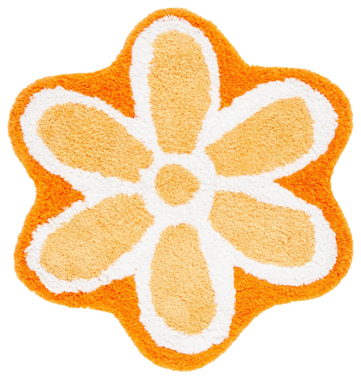 Safavieh Novelty 3'-0" x 3'-0" Rug in Ivory / Orange