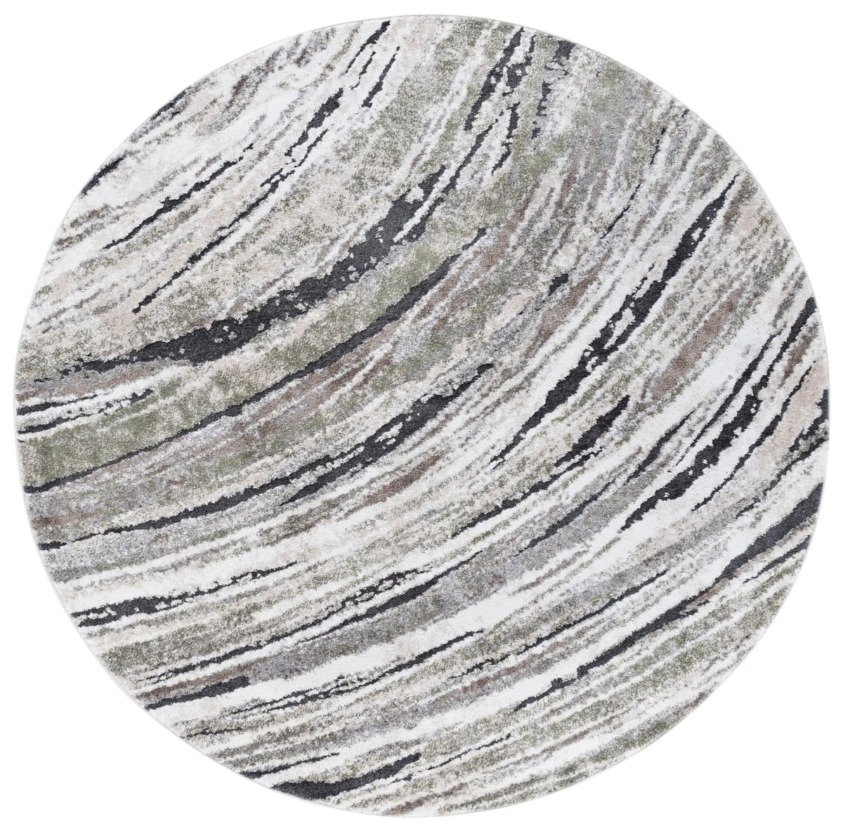 Safavieh Opal 6'-7" x 6'-7" Rug in Green / Grey Ivory
