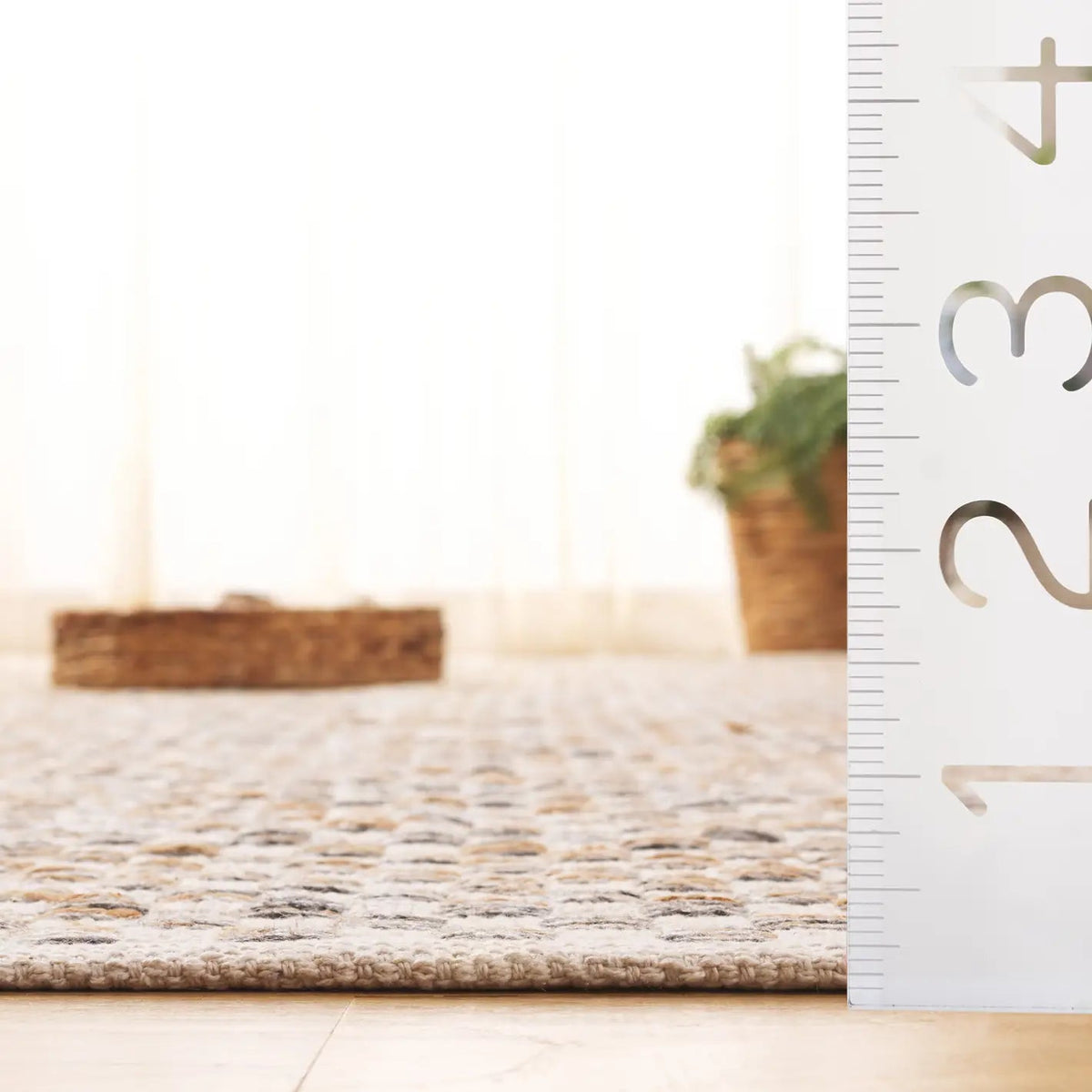 Safavieh Organica 4'-0" x 6'-0" Rug in Natural / Ivory