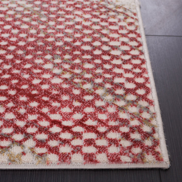 Safavieh Palma Pam324F Light Grey/Red Rug.