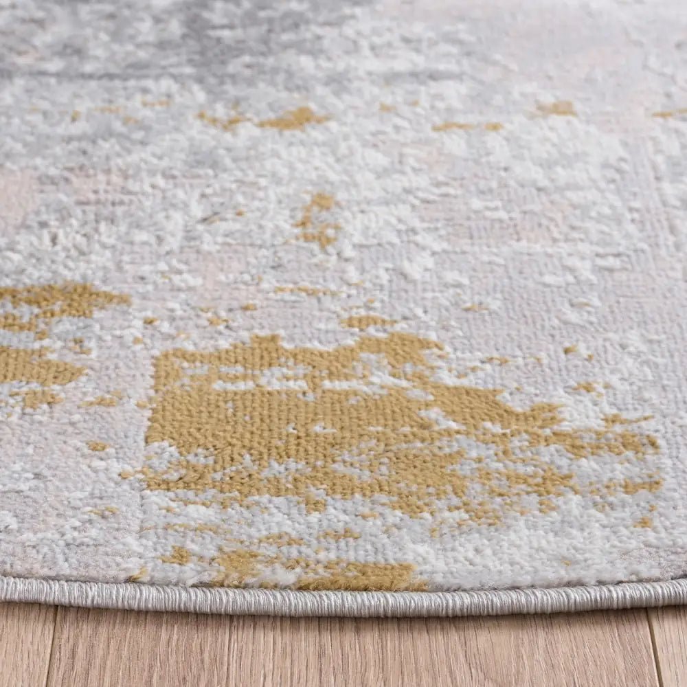 Safavieh Palma 6'-7" x 6'-7" Rug in Grey / Gold