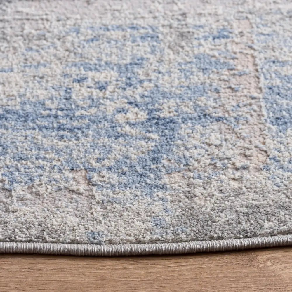 Safavieh Palma 6'-7" x 6'-7" Rug in Grey / Teal