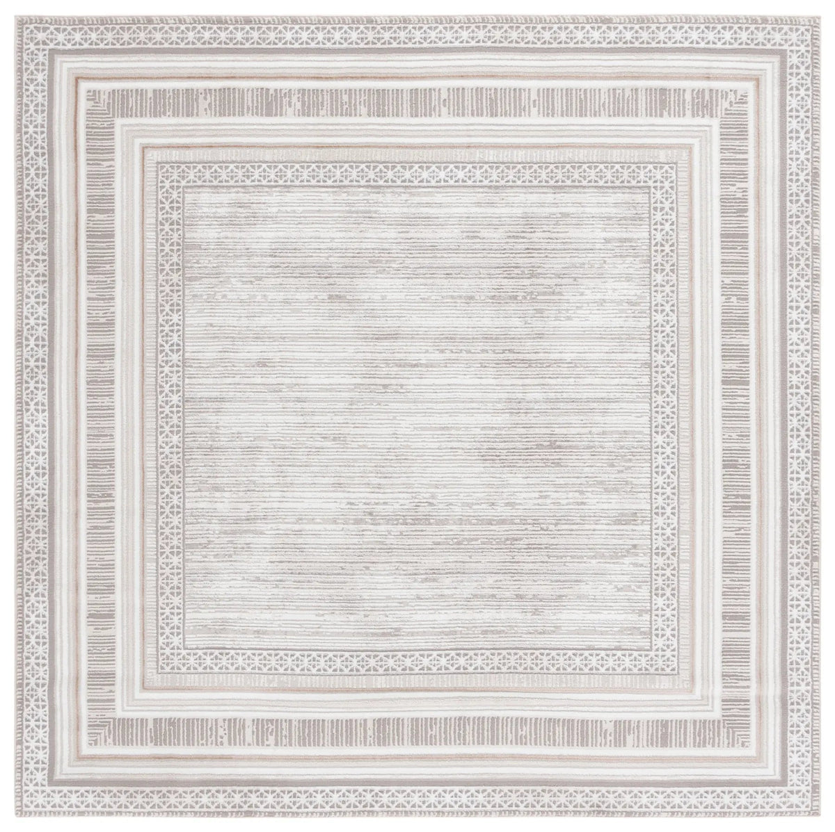 Safavieh Parker 6'-7" x 6'-7" Rug in Taupe / Grey Gold