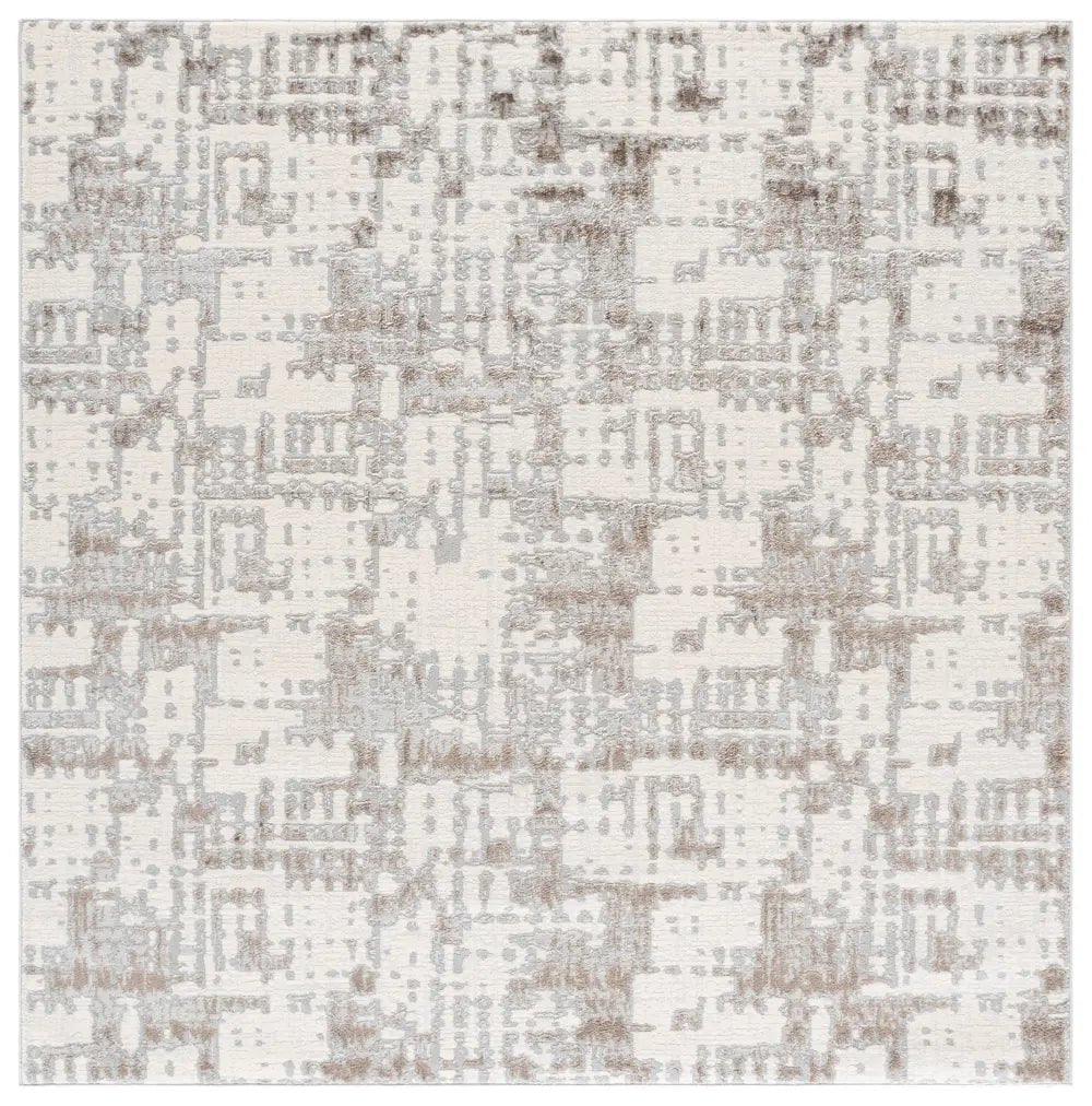 Safavieh Pearl 6'-7" x 6'-7" Rug in Ivory / Grey