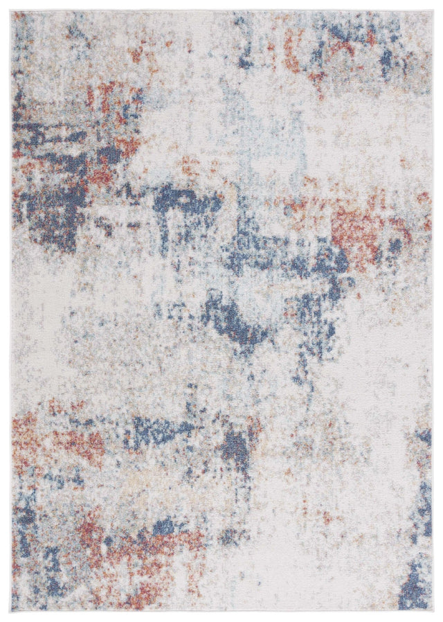 Safavieh Phoenix Phx500A Ivory/Blue Rust Rug.