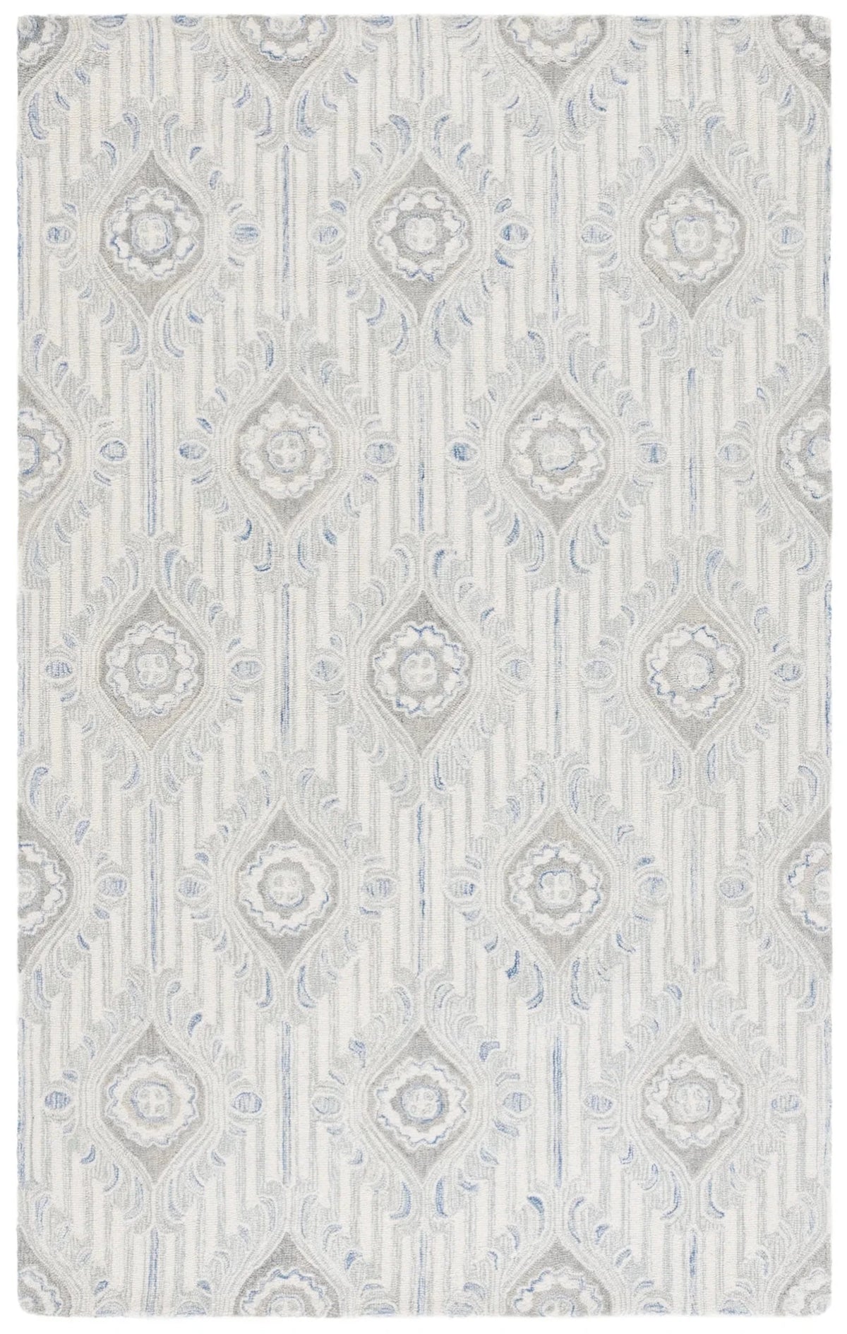 Safavieh Pine 4'-0" x 6'-0" Rug in Light Grey / Blue