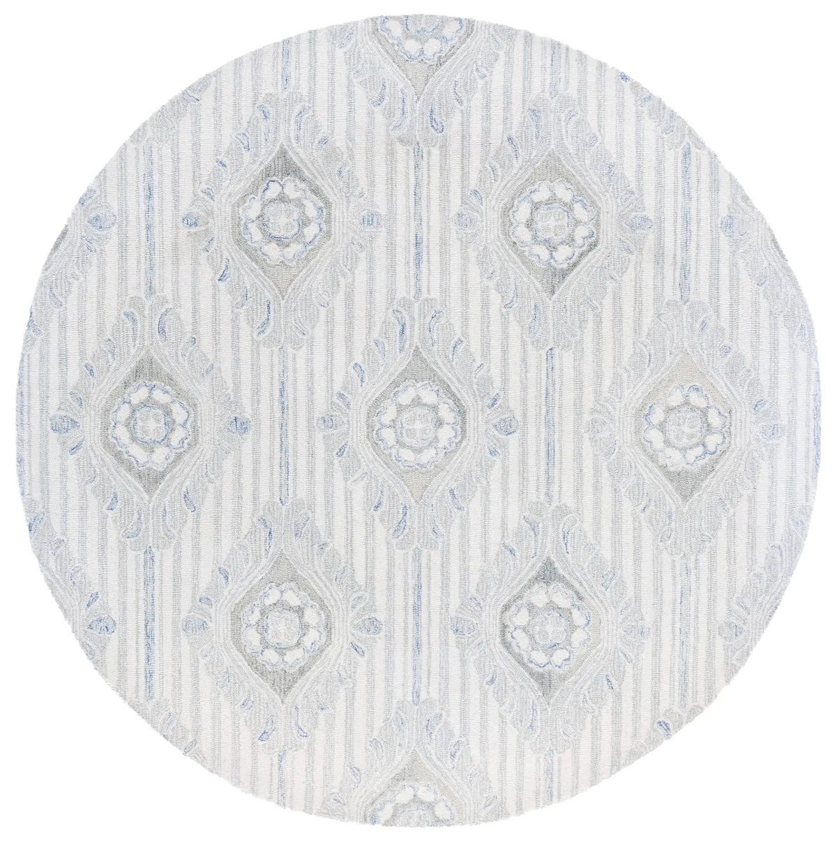 Safavieh Pine 6'-0" x 6'-0" Rug in Light Grey / Blue