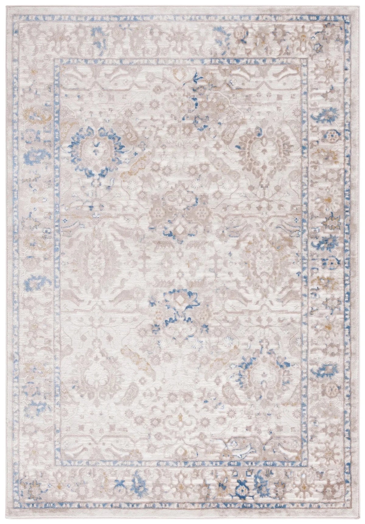 Safavieh Prestige 4'-0" x 6'-0" Rug in Beige / Blue