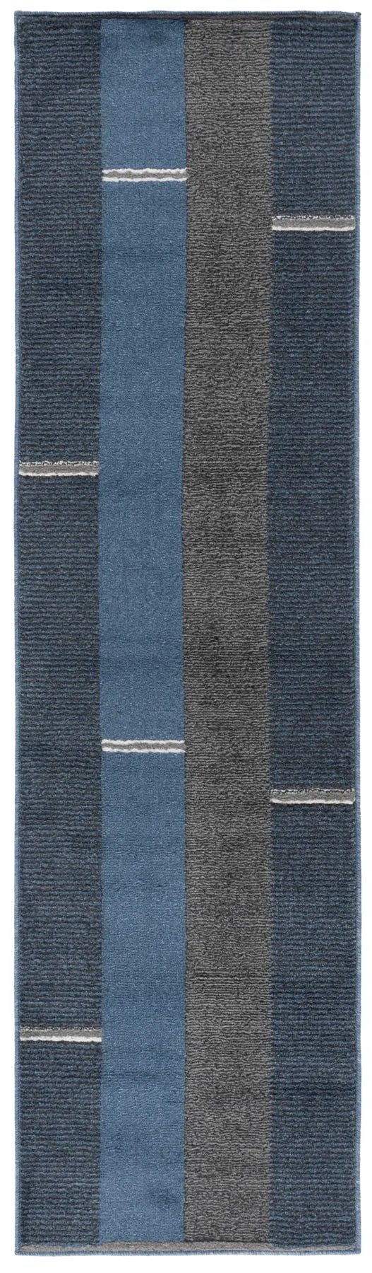 Safavieh Pyramid 2'-2" x 8'-0" Rug in Navy / Grey Black