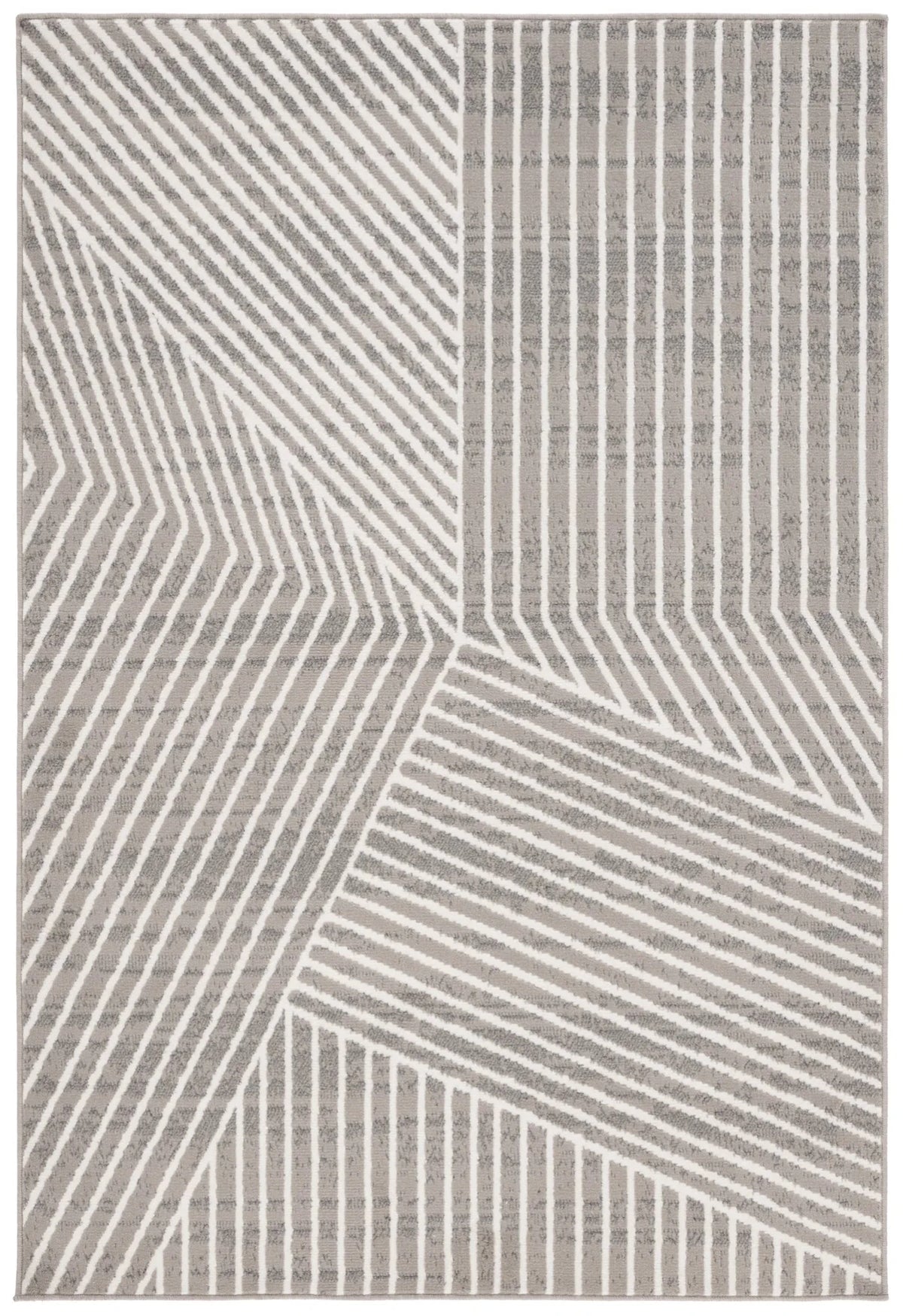 Safavieh Pyramid 4'-5" x 6'-5" Rug in Grey / Ivory
